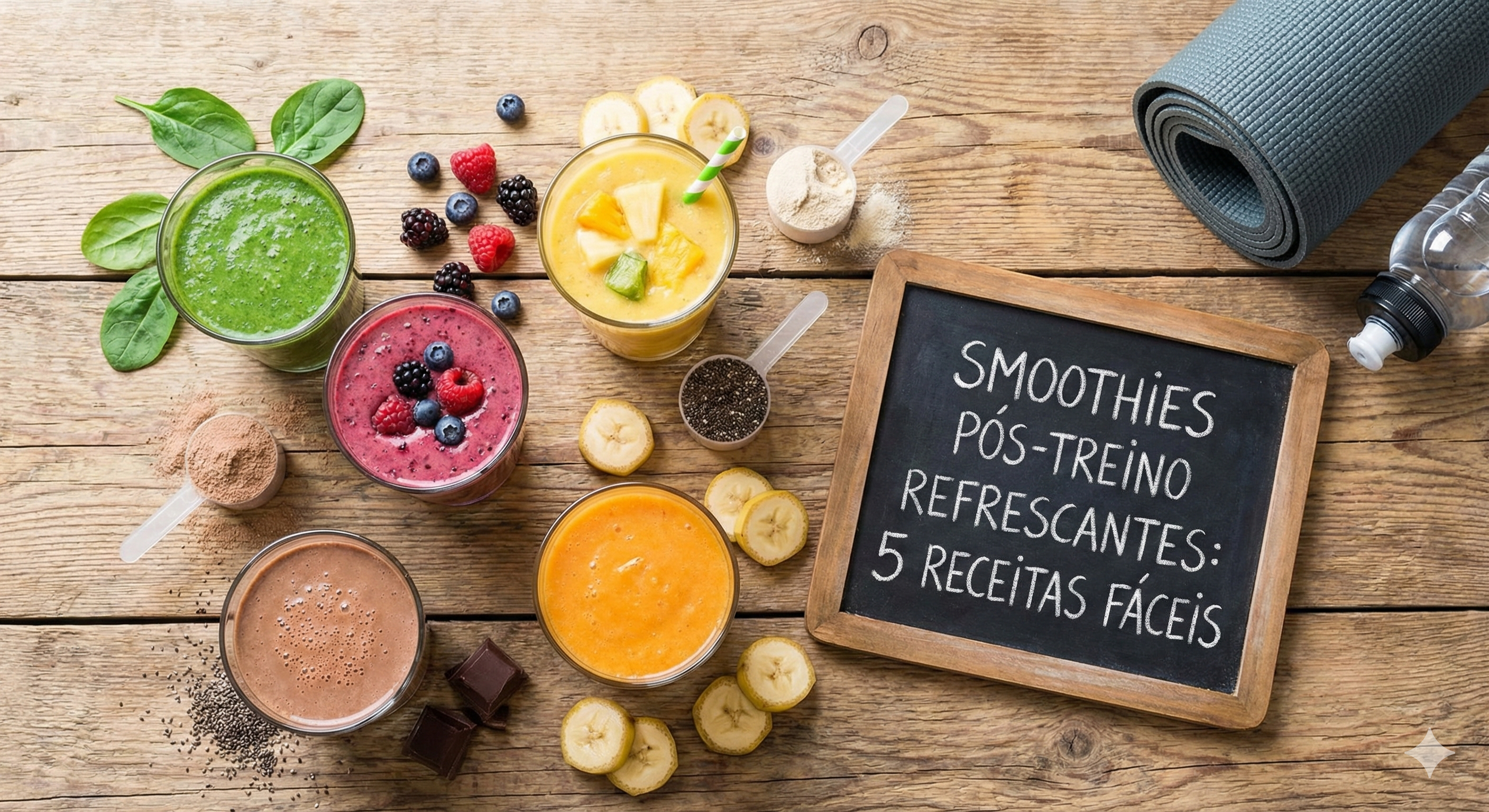 Smoothies Pós-Treino Refrescantes: 5 Receitas Fáceis para Nutrir seu Corpo e Alma